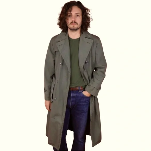 DSCP • Valor Collection Men’s All Weather Military Trench Rain Coat - Picture 3 of 8